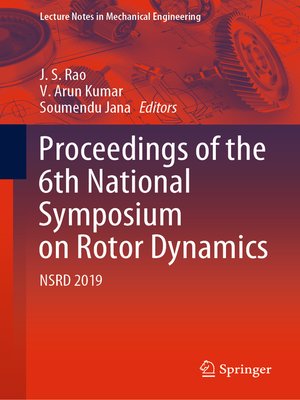 cover image of Proceedings of the 6th National Symposium on Rotor Dynamics